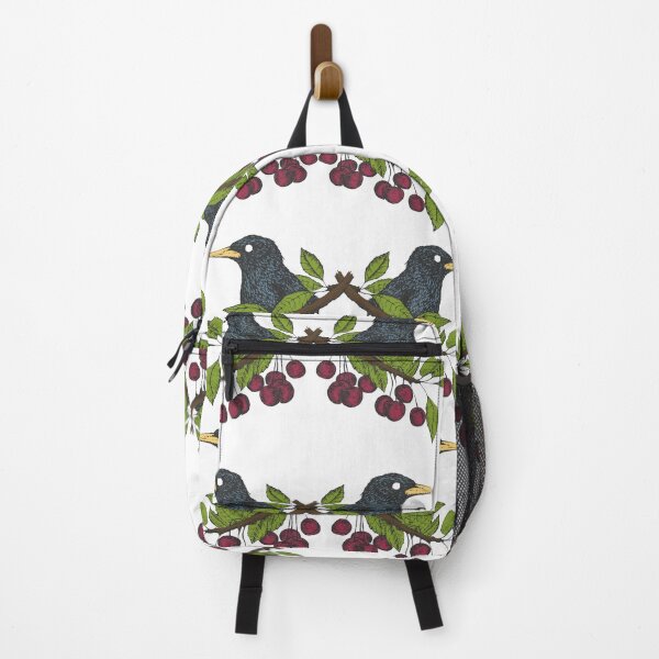 Item preview, Vintage Cherry and a Bird Pattern Retro Collection Seamless Pattern designed and sold by tagmoj.