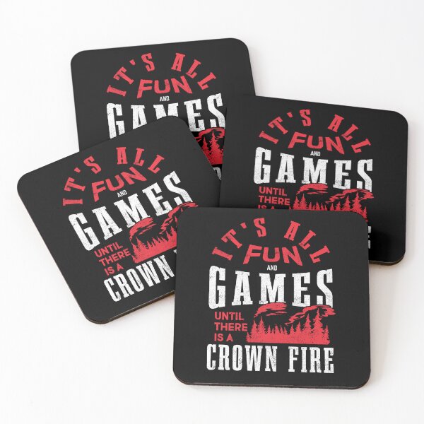 Item preview, Wildland Firefighter Firefighting Fireman All Fun And Games designed and sold by ShopTheStyle.