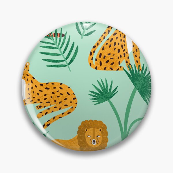 Item preview, jungle pattern designed and sold by stickers-packs.