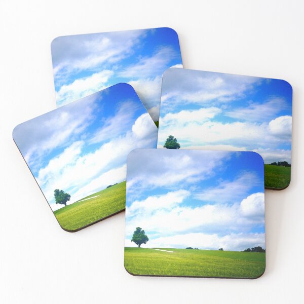 Item preview, Bavarian landscape with clouds and tree designed and sold by angel1.