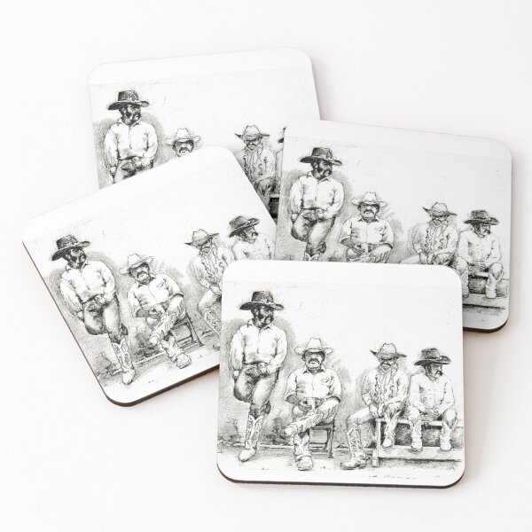 Item preview, Four Cowboys At Rest designed and sold by DonSylvester.