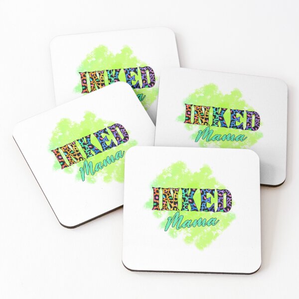 Item preview, Bright Lime Green Inked Tattooed Mama designed and sold by speakupandshine.