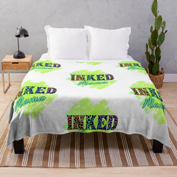 Item preview, Bright Lime Green Inked Tattooed Mama designed and sold by speakupandshine.
