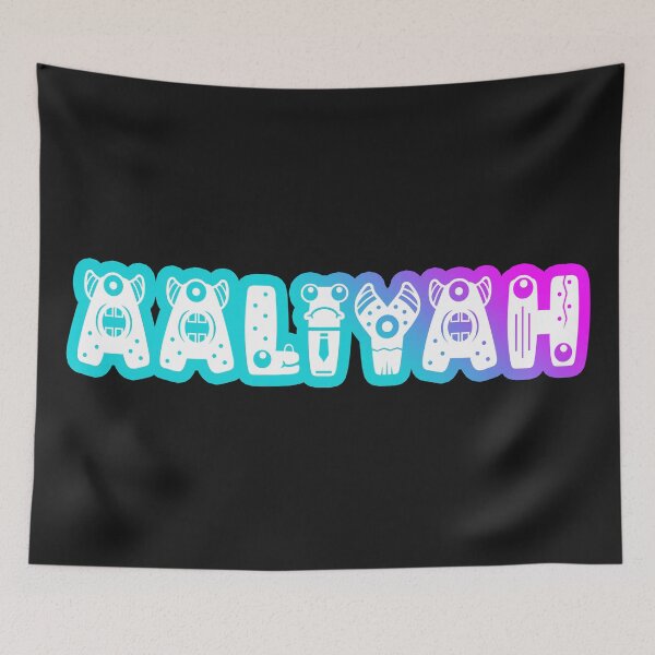 Item preview, AALIYAH Name - Cute Monster designed and sold by Custom-Name.