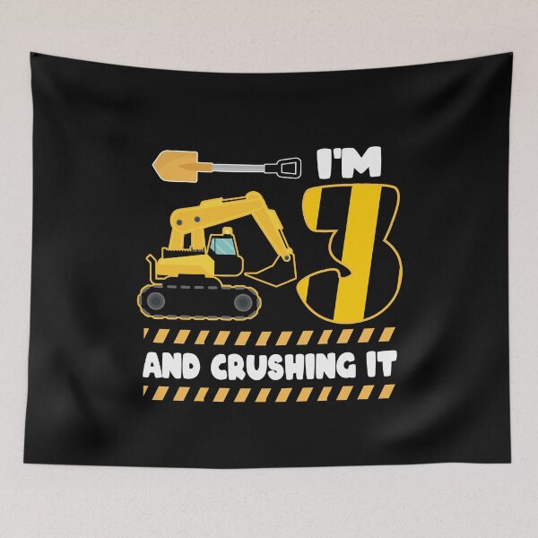 Item preview, Kids Construction Truck 3rd Birthday 3 Years Old Excavator designed and sold by SimplyDeals.