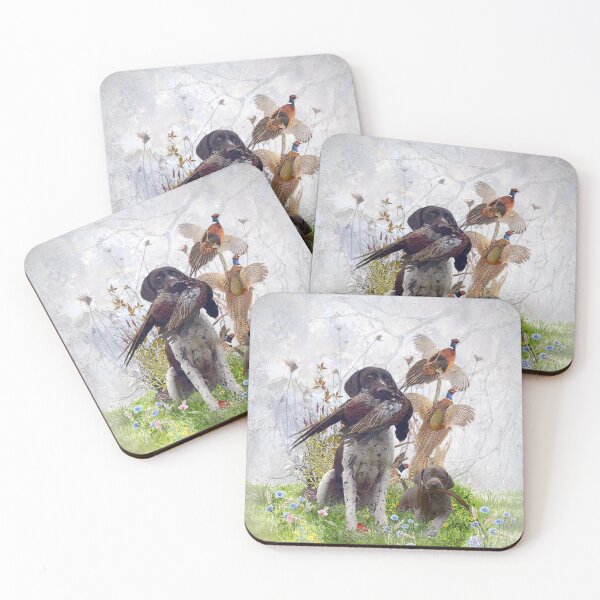 Item preview, Father and son , German shorthaired pointer designed and sold by TammyHunterArt.