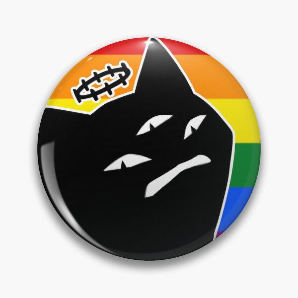 Item preview, judgmental sølkāt queer pride designed and sold by SoulCatProducts.