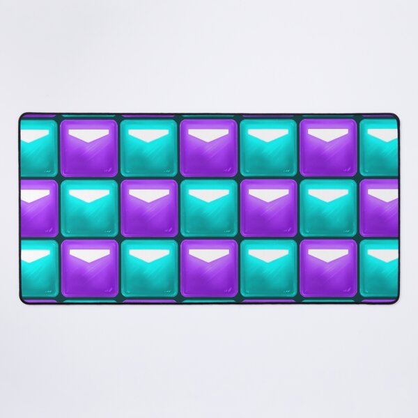 Item preview, Beat Saber Block Pattern 2022 - Electric Purple & Cyan Blue designed and sold by JessySketches.