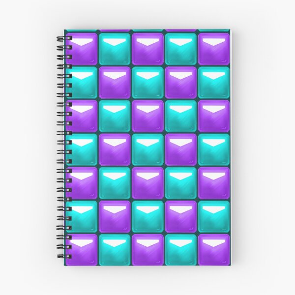 Item preview, Beat Saber Block Pattern 2022 - Electric Purple & Cyan Blue designed and sold by JessySketches.
