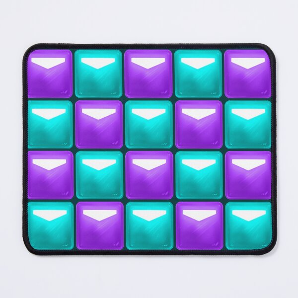 Item preview, Beat Saber Block Pattern 2022 - Electric Purple & Cyan Blue designed and sold by JessySketches.