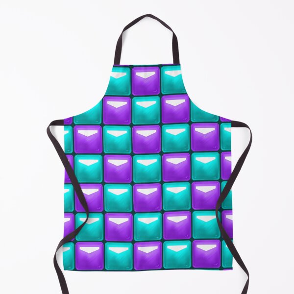 Item preview, Beat Saber Block Pattern 2022 - Electric Purple & Cyan Blue designed and sold by JessySketches.