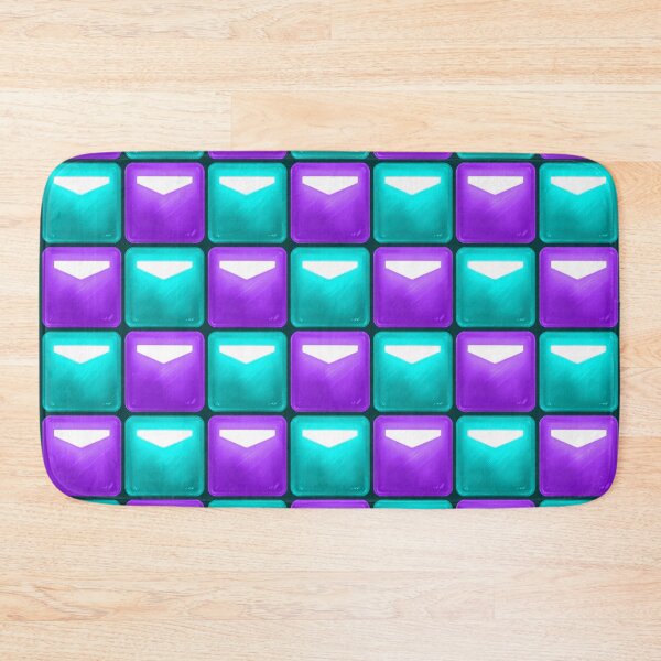 Item preview, Beat Saber Block Pattern 2022 - Electric Purple & Cyan Blue designed and sold by JessySketches.