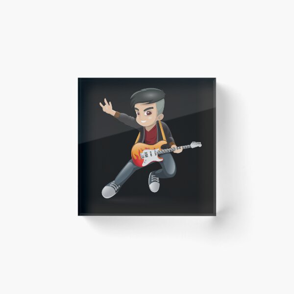 Item preview, boy playing guitar designed and sold by angelusdark.