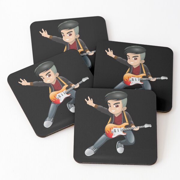 Item preview, boy playing guitar designed and sold by angelusdark.