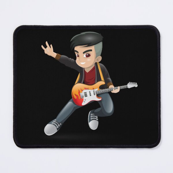 Item preview, boy playing guitar designed and sold by angelusdark.