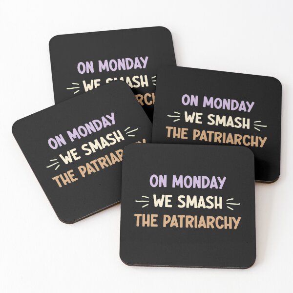 Item preview, On Monday we smash the patriarchy - vintage feminist designed and sold by bylox.