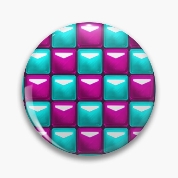 Item preview, Beat Saber Block Pattern 2022 - Magenta Pink & Cyan Blue designed and sold by JessySketches.