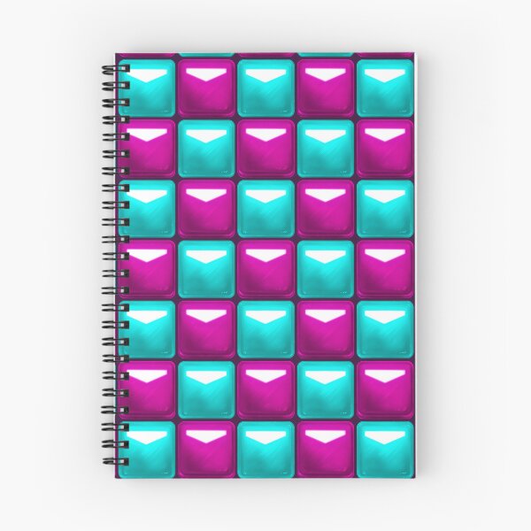 Item preview, Beat Saber Block Pattern 2022 - Magenta Pink & Cyan Blue designed and sold by JessySketches.