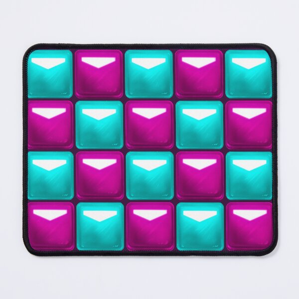 Item preview, Beat Saber Block Pattern 2022 - Magenta Pink & Cyan Blue designed and sold by JessySketches.