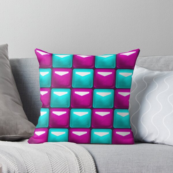 Item preview, Beat Saber Block Pattern 2022 - Magenta Pink & Cyan Blue designed and sold by JessySketches.