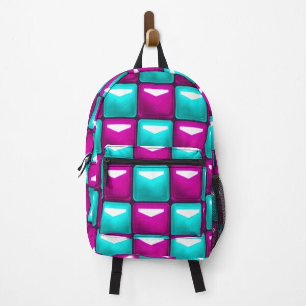 Item preview, Beat Saber Block Pattern 2022 - Magenta Pink & Cyan Blue designed and sold by JessySketches.