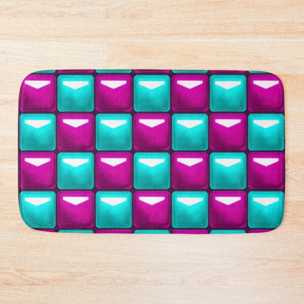 Item preview, Beat Saber Block Pattern 2022 - Magenta Pink & Cyan Blue designed and sold by JessySketches.