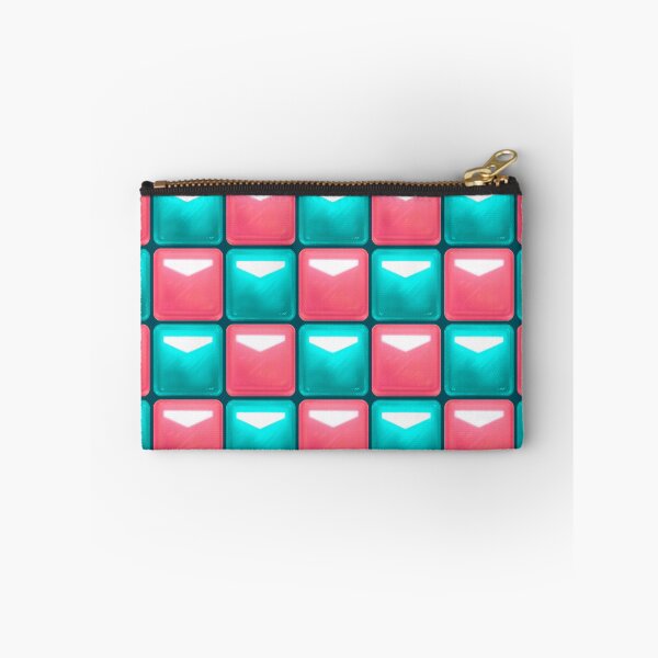 Item preview, Beat Saber Block Pattern 2022 - Pink Peach & Cyan Blue designed and sold by JessySketches.