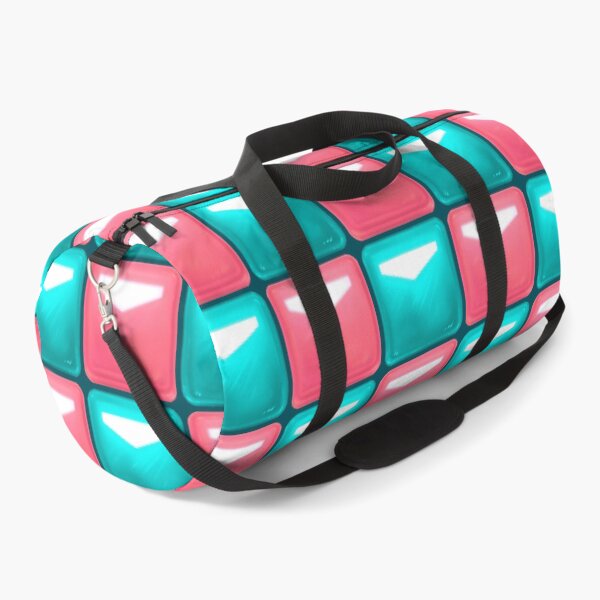Item preview, Beat Saber Block Pattern 2022 - Pink Peach & Cyan Blue designed and sold by JessySketches.