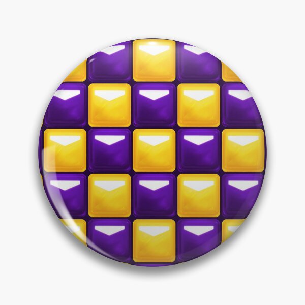 Item preview, Beat Saber Block Pattern 2022 - Golden Yellow & Violet Purple designed and sold by JessySketches.
