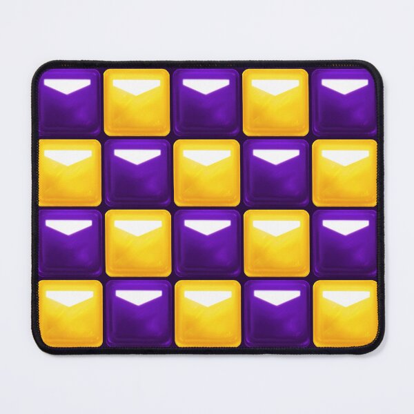 Item preview, Beat Saber Block Pattern 2022 - Golden Yellow & Violet Purple designed and sold by JessySketches.