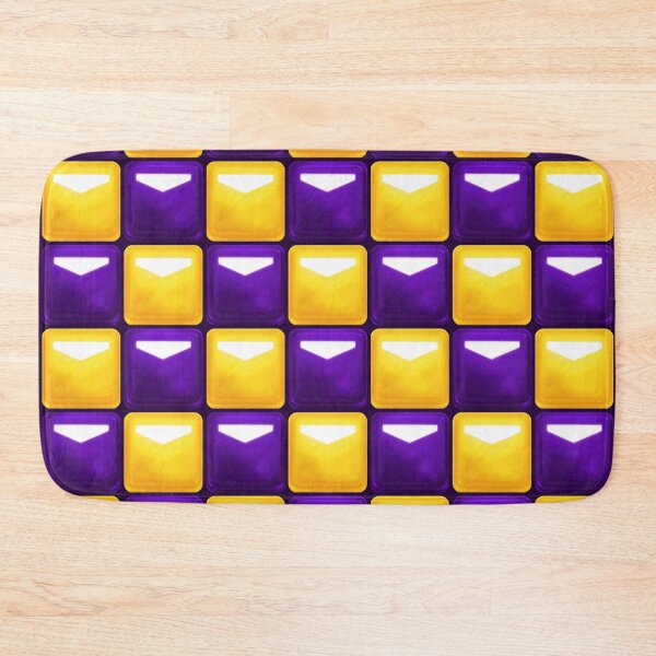 Item preview, Beat Saber Block Pattern 2022 - Golden Yellow & Violet Purple designed and sold by JessySketches.
