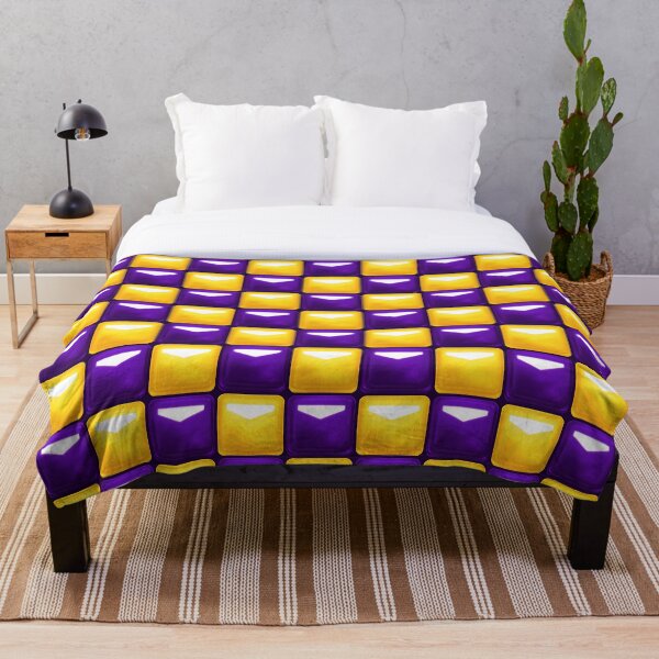 Item preview, Beat Saber Block Pattern 2022 - Golden Yellow & Violet Purple designed and sold by JessySketches.