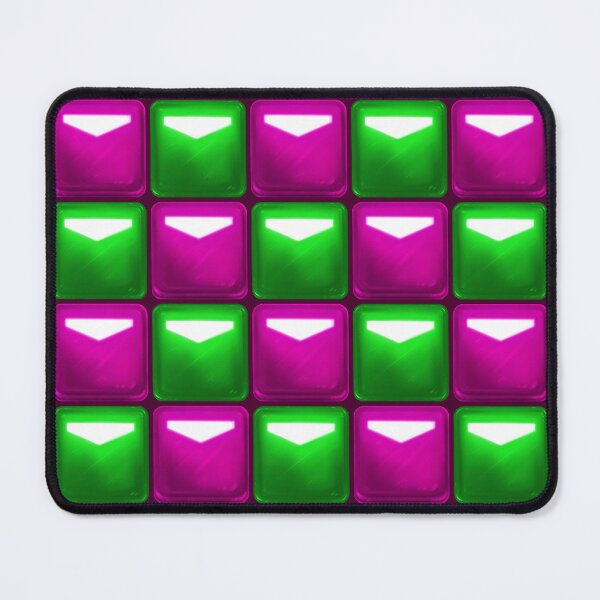 Item preview, Copy of Beat Saber Block Pattern 2022 - Green & Fuchsia Pink designed and sold by JessySketches.