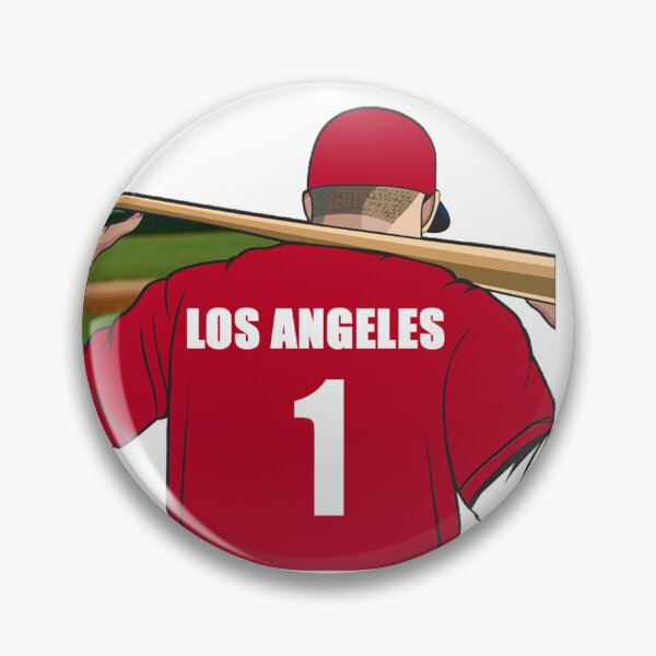 Item preview, Los Angeles Baseball Jersey Number 1 Fan designed and sold by stinkylockers.