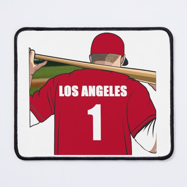 Item preview, Los Angeles Baseball Jersey Number 1 Fan designed and sold by stinkylockers.
