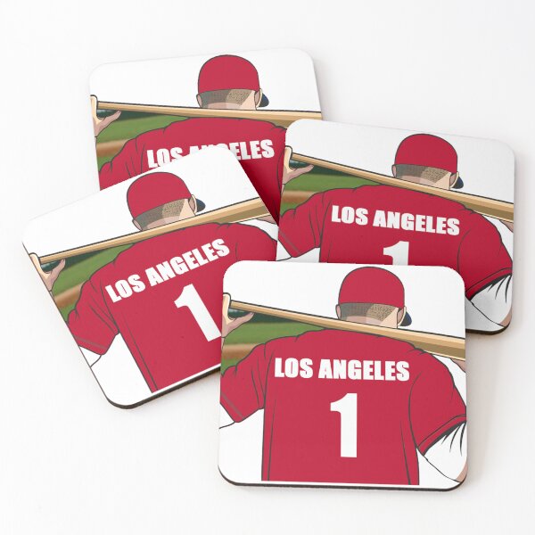 Item preview, Los Angeles Baseball Jersey Number 1 Fan designed and sold by stinkylockers.