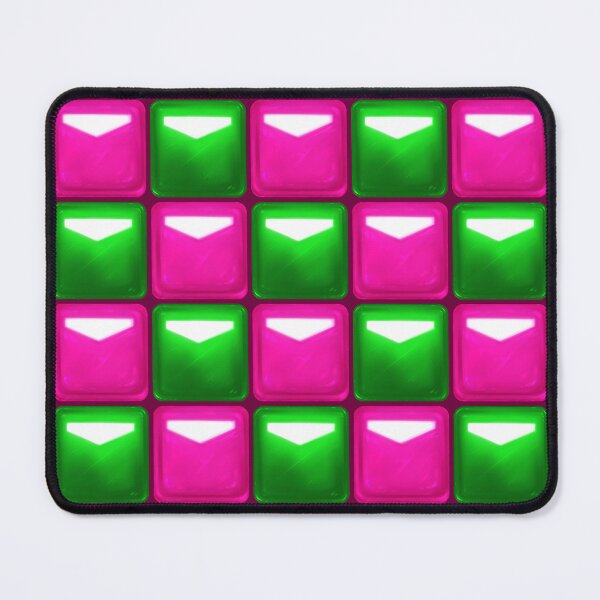 Item preview, Beat Saber Block Pattern 2022 - Green & Hot Pink designed and sold by JessySketches.
