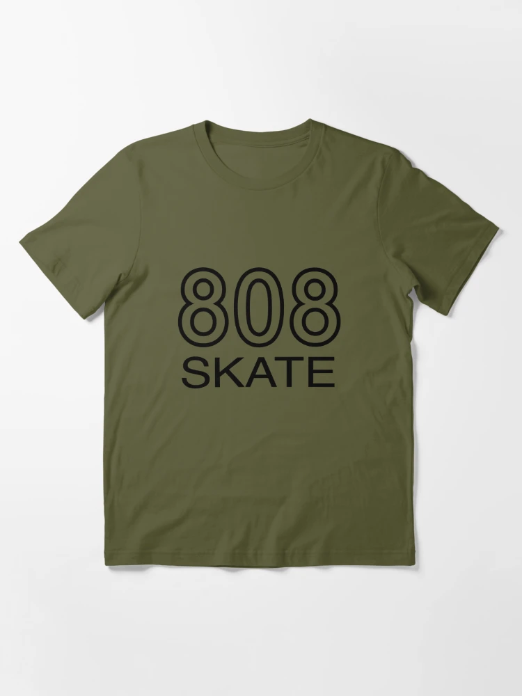 808 Skate. Porky's x 808 Skate T-Shirt. Black.