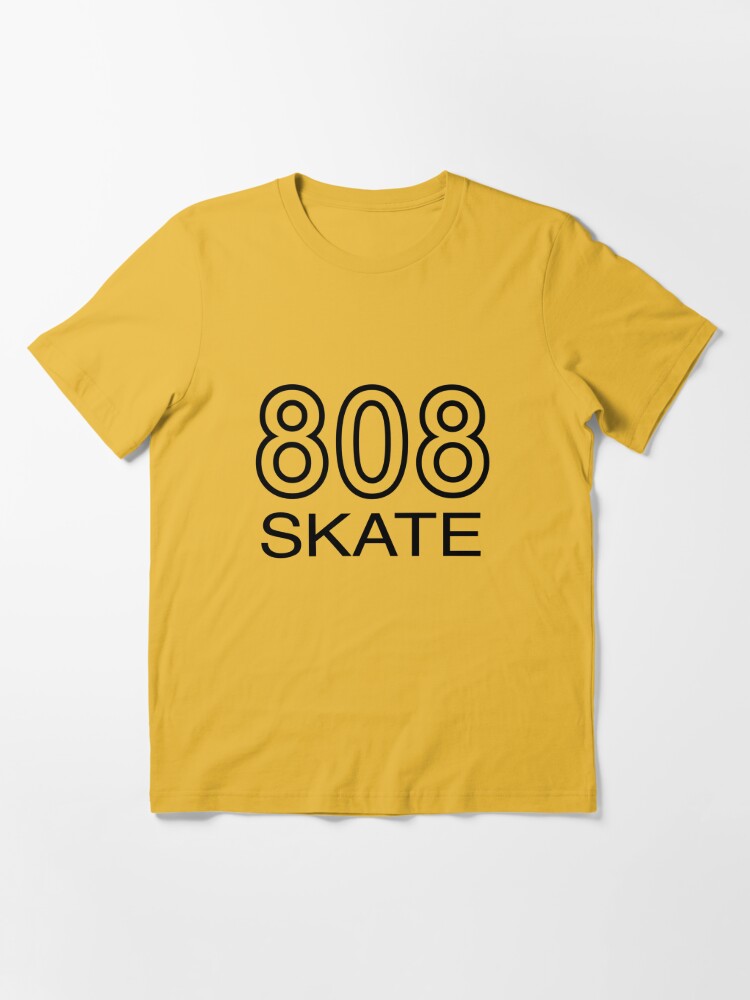 808 Skate. Porky's x 808 Skate T-Shirt. Black.