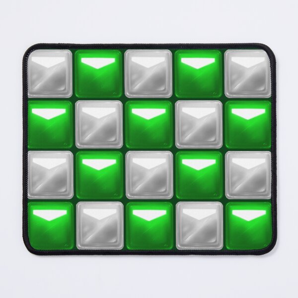 Item preview, Beat Saber Block Pattern 2022 - Green & Silver designed and sold by JessySketches.