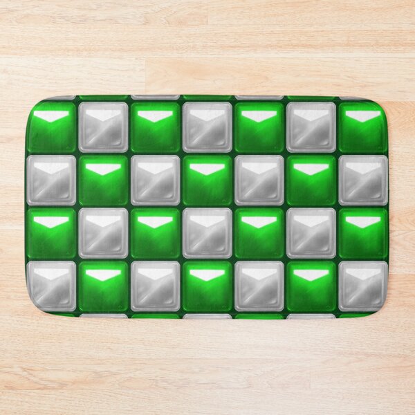 Item preview, Beat Saber Block Pattern 2022 - Green & Silver designed and sold by JessySketches.