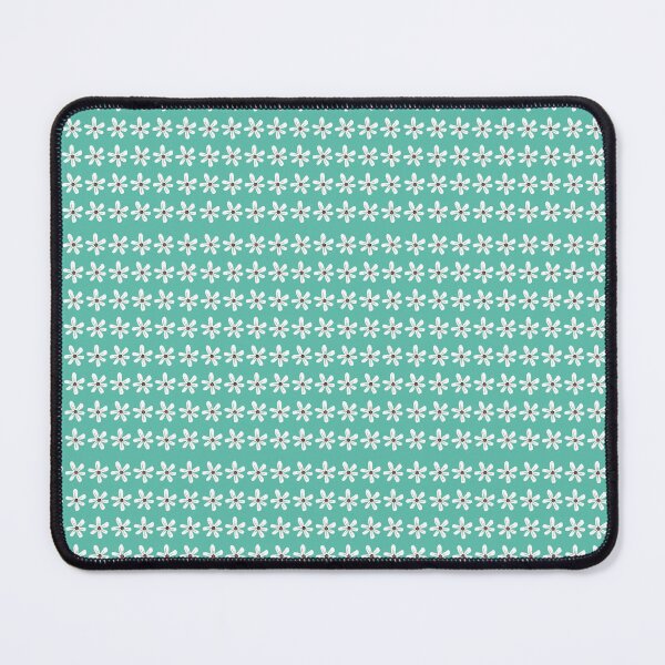 Item preview, white flowers pattern designed and sold by stickers-packs.