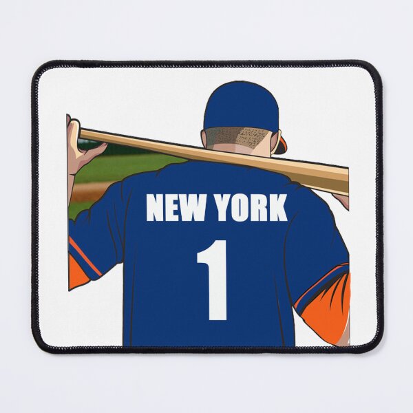 Item preview, New York Orange Baseball Jersey Number 1 Fan designed and sold by stinkylockers.