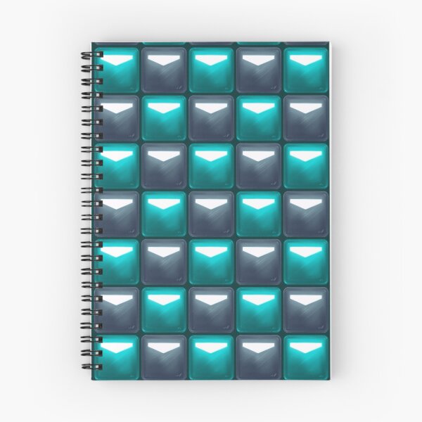 Item preview, Beat Saber Block Pattern 2022 - Independence Gray & Cerulean Blue designed and sold by JessySketches.