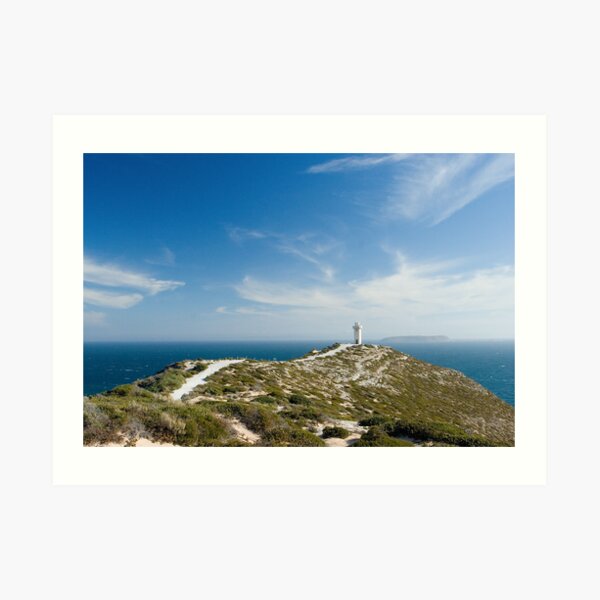 The Light on the Hill. Art Print