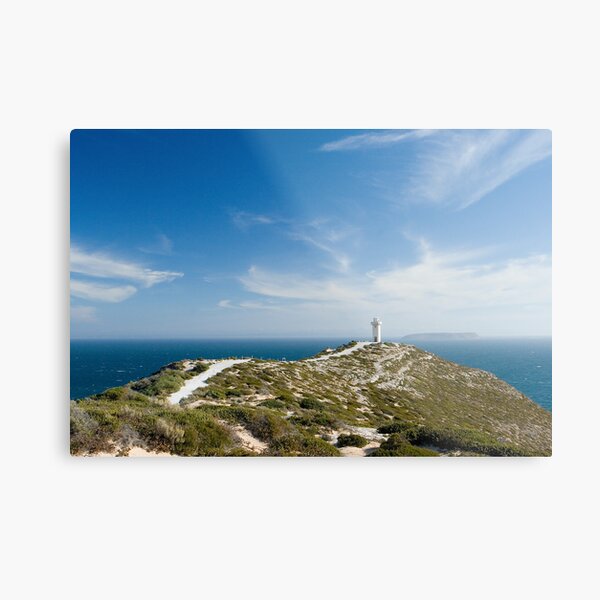 The Light on the Hill. Metal Print