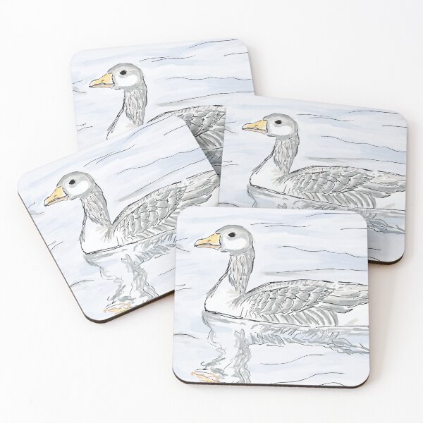 Item preview, Greylag Goose Swimming Digital Art designed and sold by shane22.