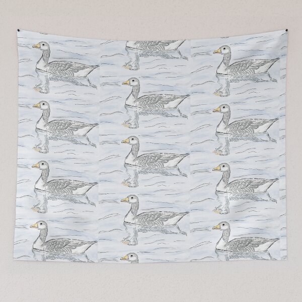 Item preview, Greylag Goose Swimming Digital Art designed and sold by shane22.