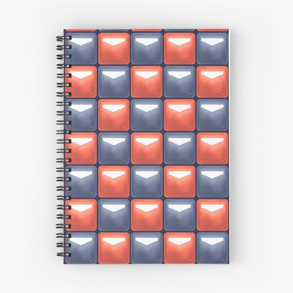 Item preview, Beat Saber Block Pattern 2022 - Peach & Flint Gray designed and sold by JessySketches.