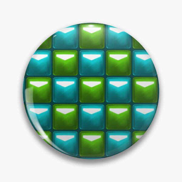 Item preview, Beat Saber Block Pattern 2022 - Pear Green & Cerulean Blue designed and sold by JessySketches.